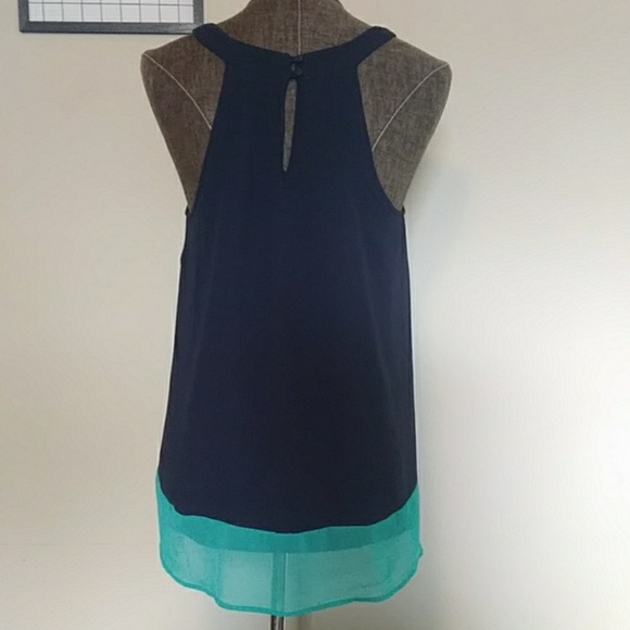 {Express} Racer Back Color Block Tank - Picture 2 of 5